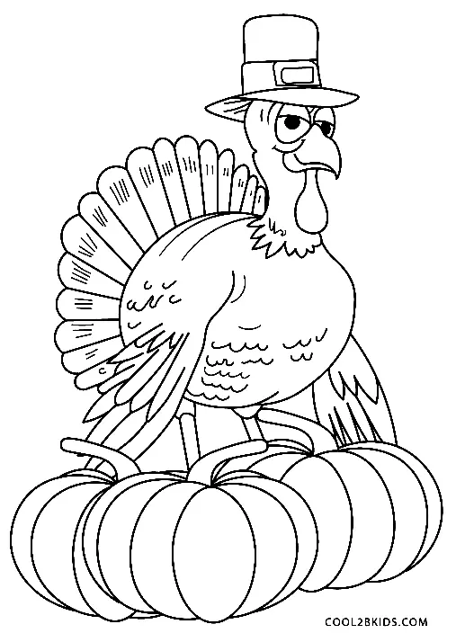 Turkey Coloring Pages 40