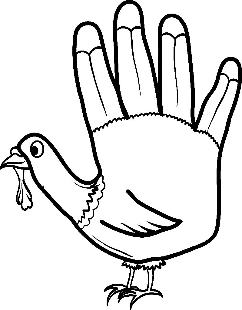 Turkey Coloring Pages 42