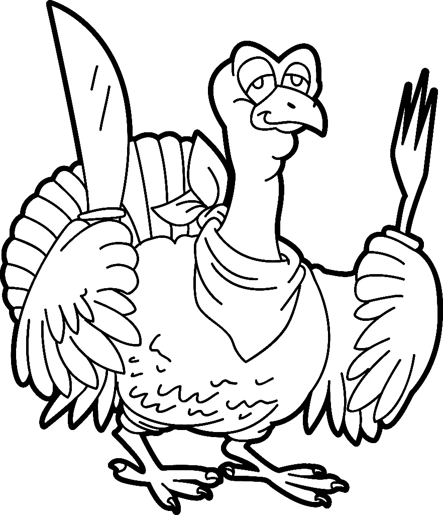 Turkey Coloring Pages 58