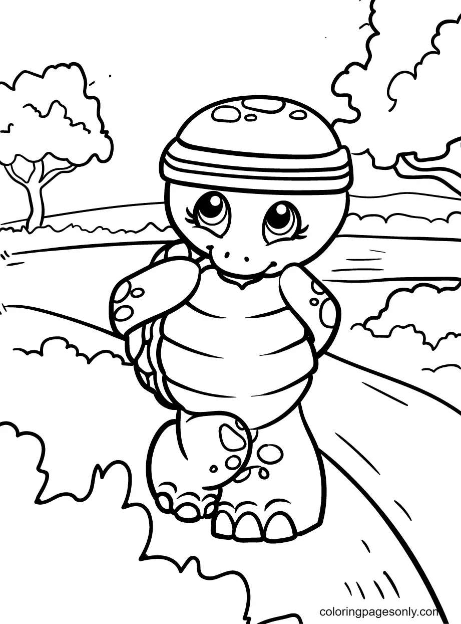 Desenhos de Turtle Para Colorir 55