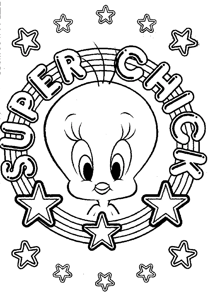 Tweety Coloring Pages 50