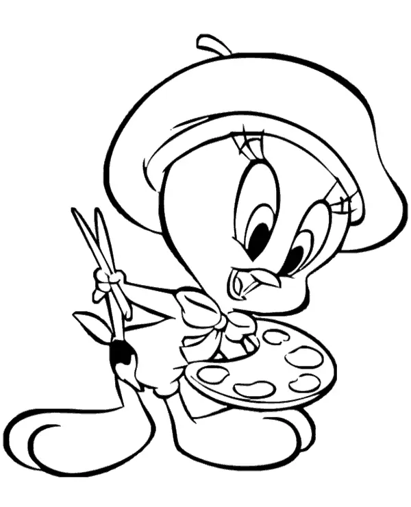 Tweety Coloring Pages 54