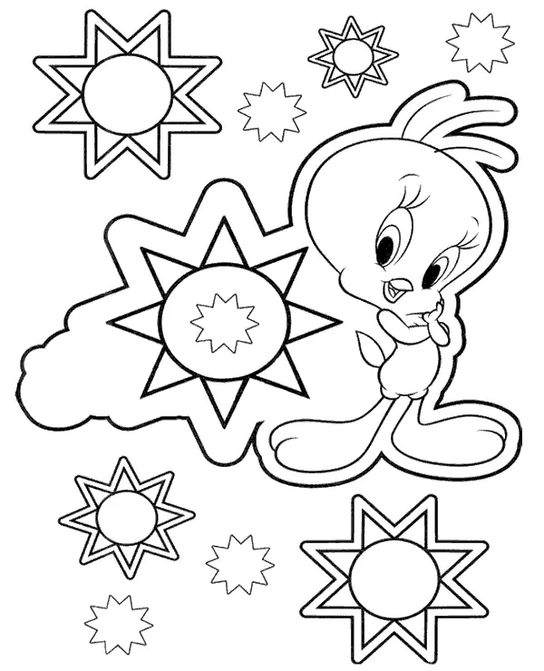 Tweety Coloring Pages 76