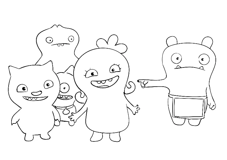 UglyDolls Coloring Pages 28