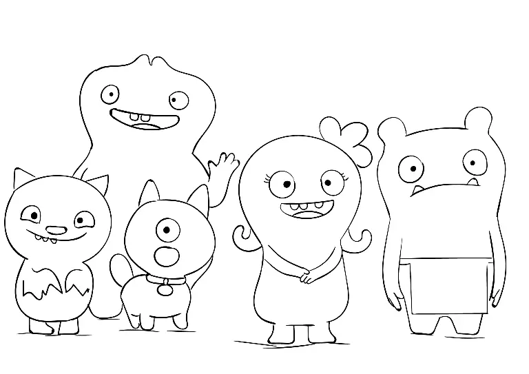 UglyDolls Coloring Pages 3