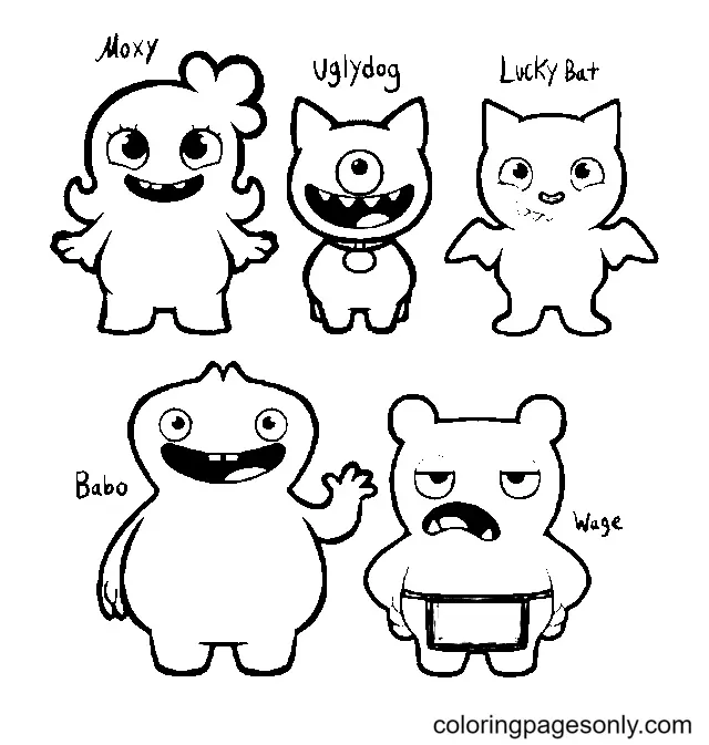 UglyDolls Coloring Pages 5