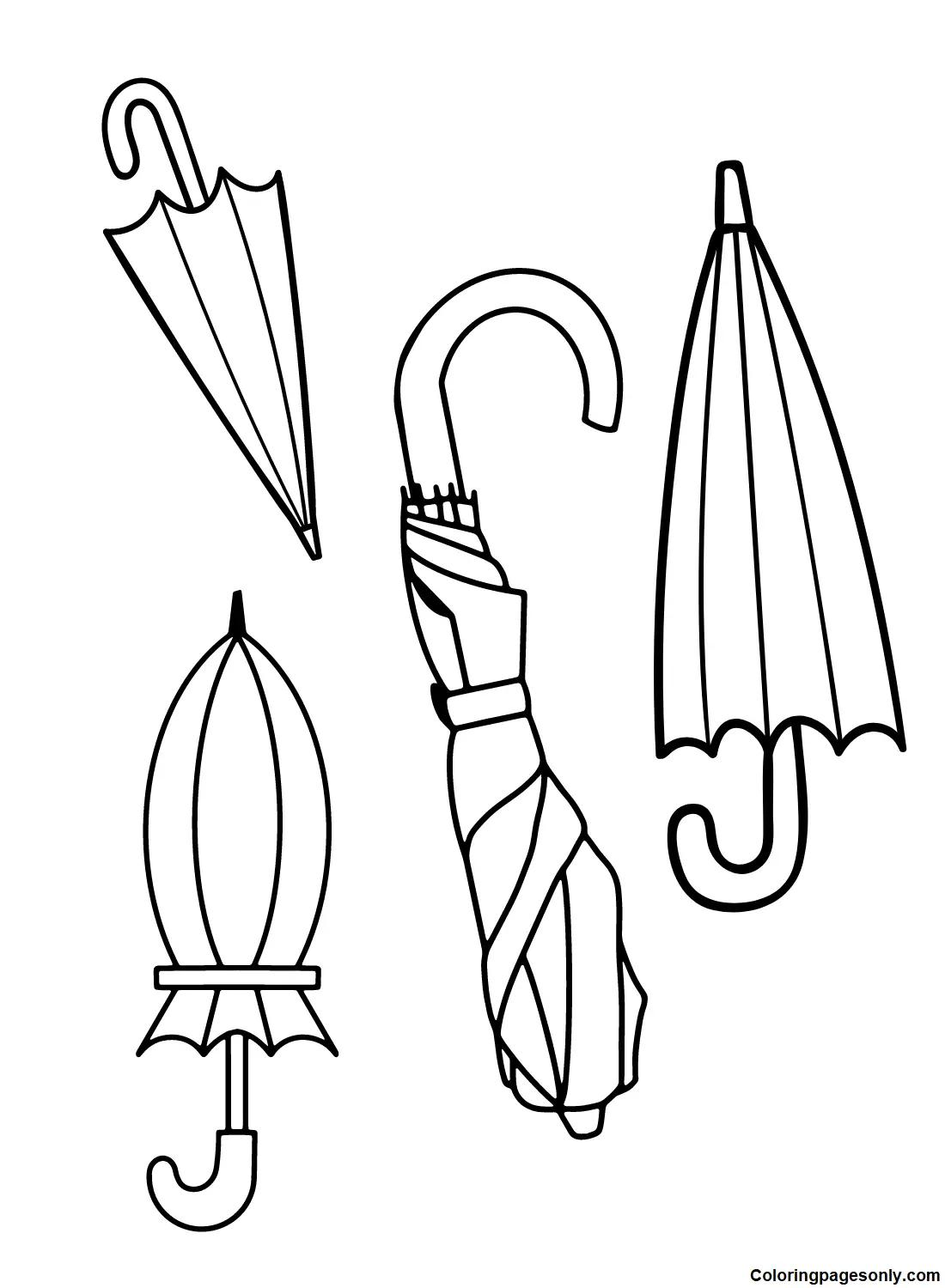 Umbrella Coloring Pages 56