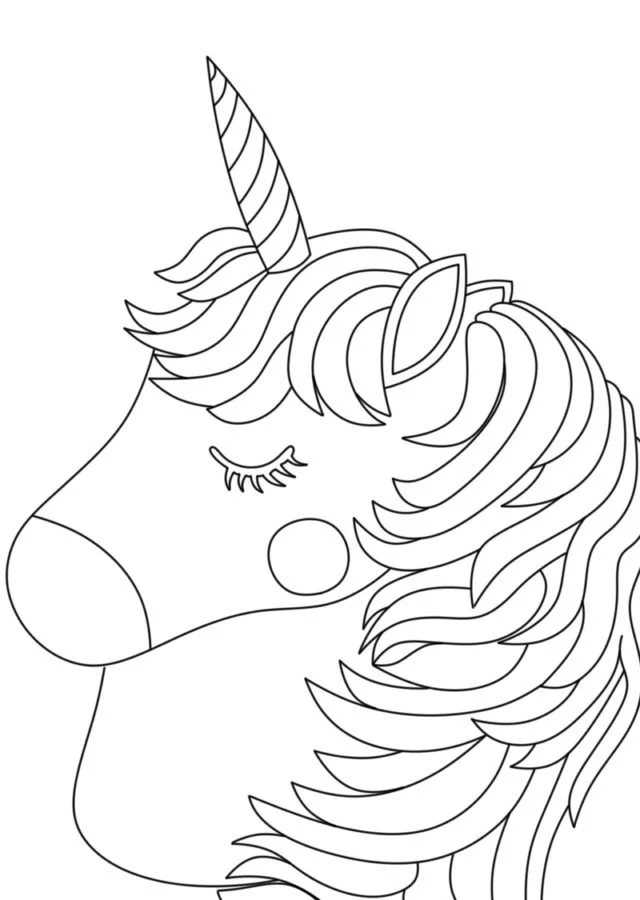 Unicorn Cake Coloring Pages 28