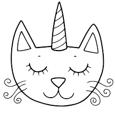 Unicorn Cat Coloring Pages 41