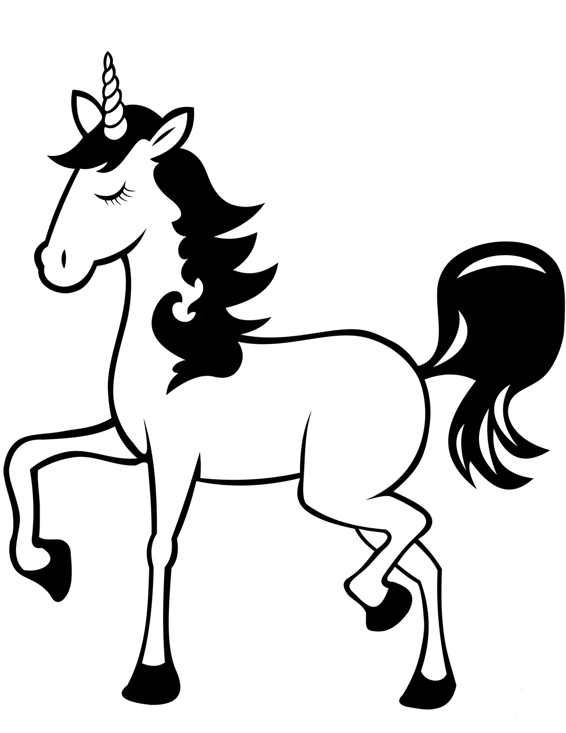 Unicorn Coloring Pages 78