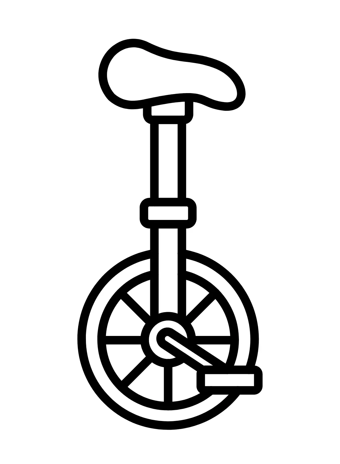 Unicycle Coloring Pages 11