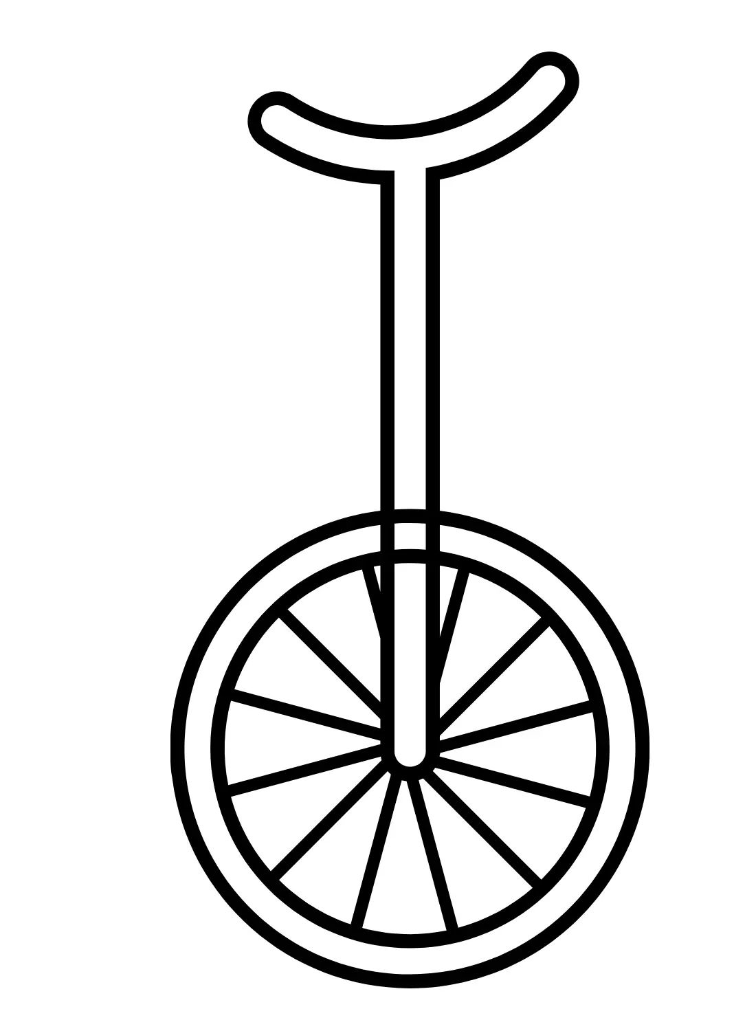 Unicycle Coloring Pages 22