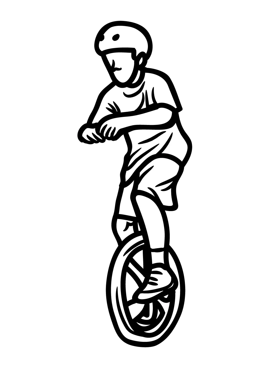 Unicycle Coloring Pages 26