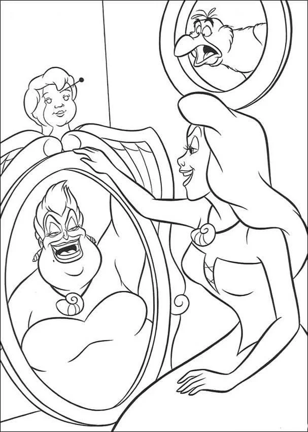 Ursula Coloring Pages 15