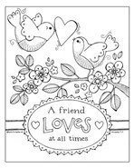 Valentines Day Cards Coloring Pages 23