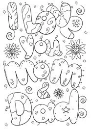 Valentines Day Cards Coloring Pages 43