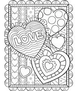 Valentines Day Cards Coloring Pages 48