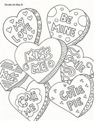 Valentines Day Cards Coloring Pages 53