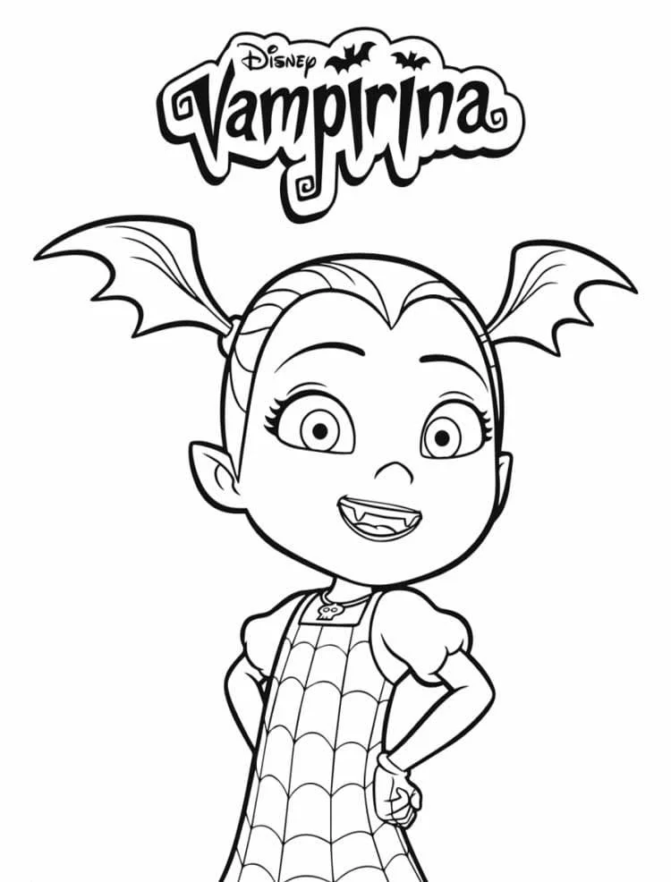 Desenhos de Vampirina Para Colorir 109