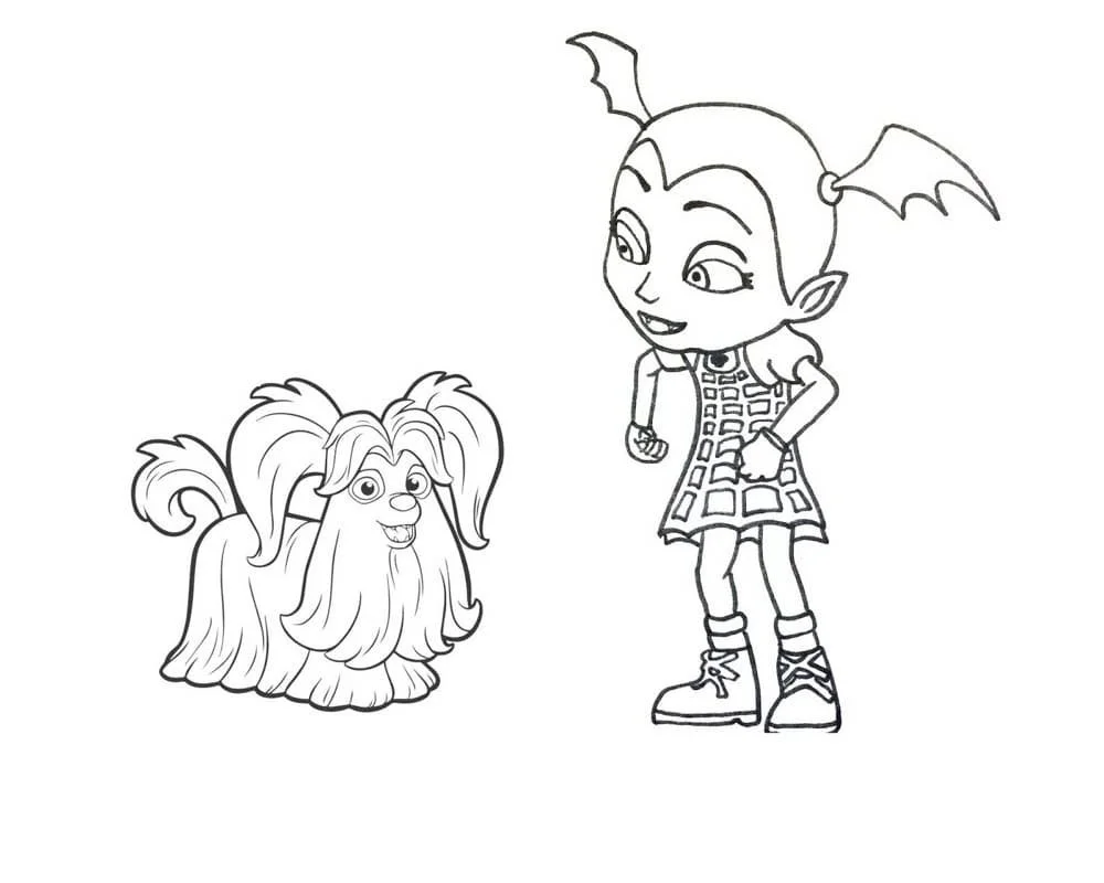 Desenhos de Vampirina Para Colorir 128