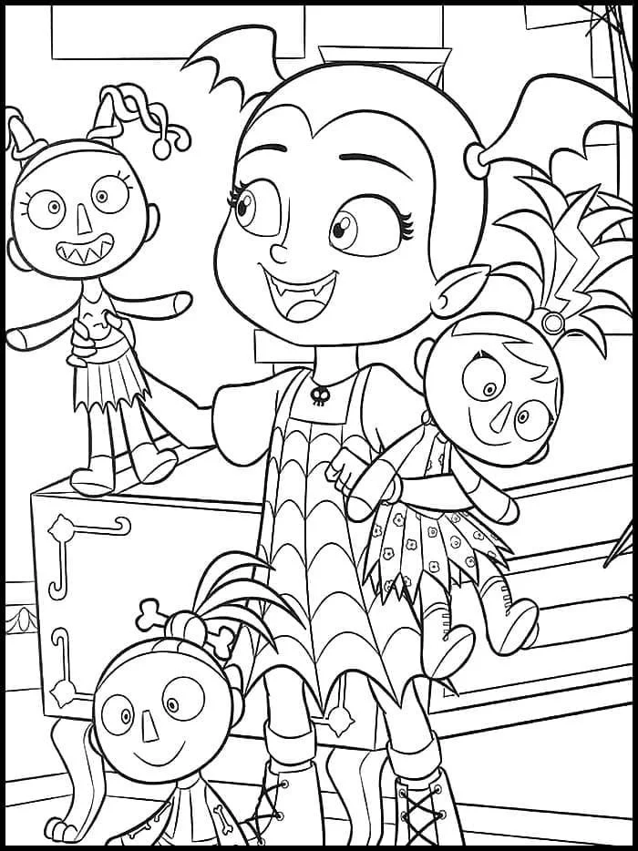 Desenhos de Vampirina Para Colorir 66
