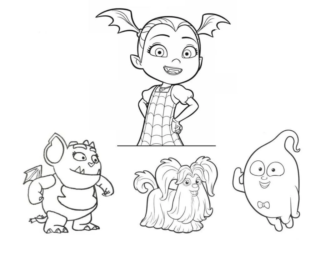 Desenhos de Vampirina Para Colorir 98
