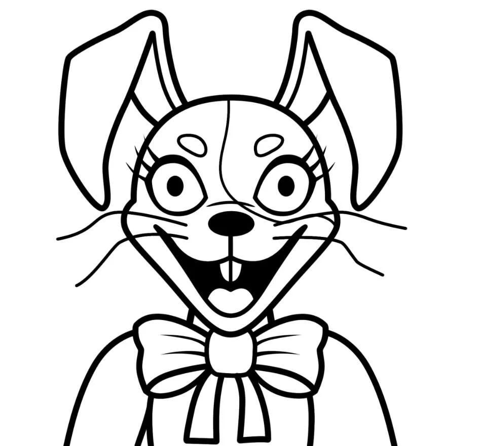 Vanny Coloring Pages 18