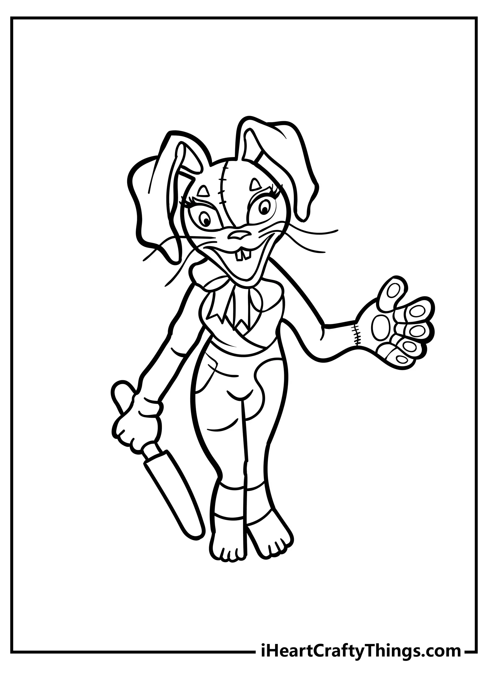 Vanny Coloring Pages 3