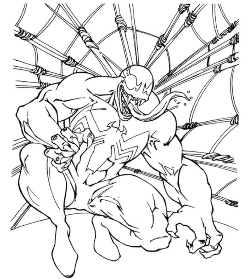 Venom Coloring Pages 43