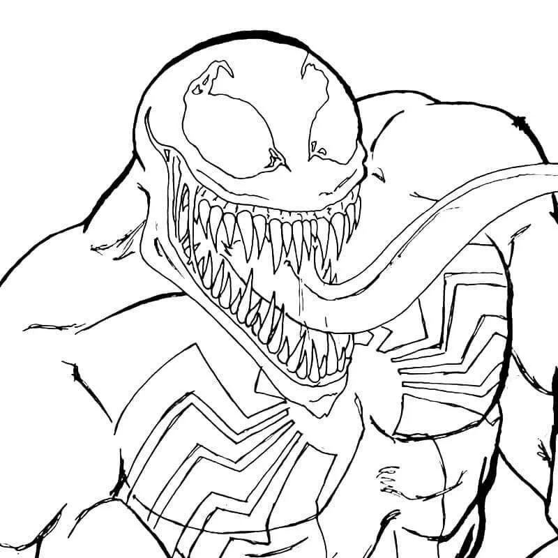 Venom Coloring Pages 44