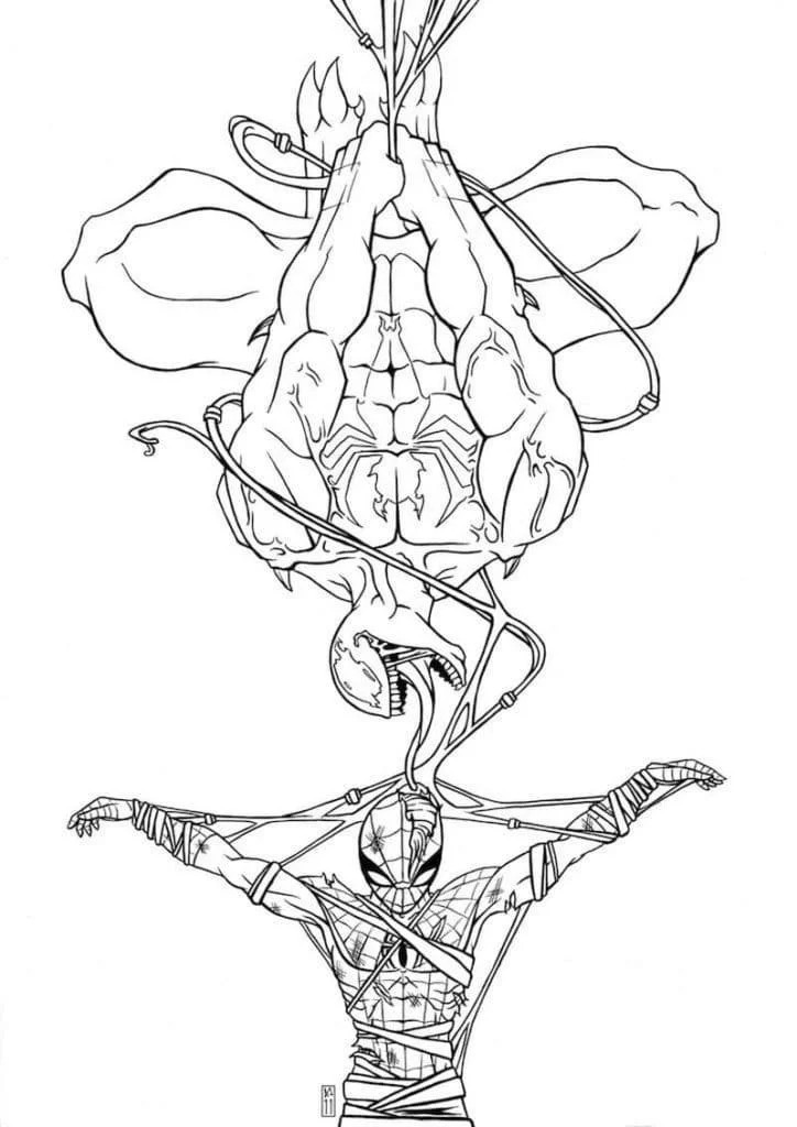 Venom Coloring Pages 49