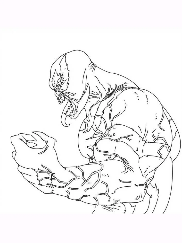 Venom Para Colorear 51