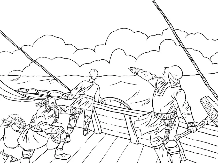 Vikings Coloring Pages 11