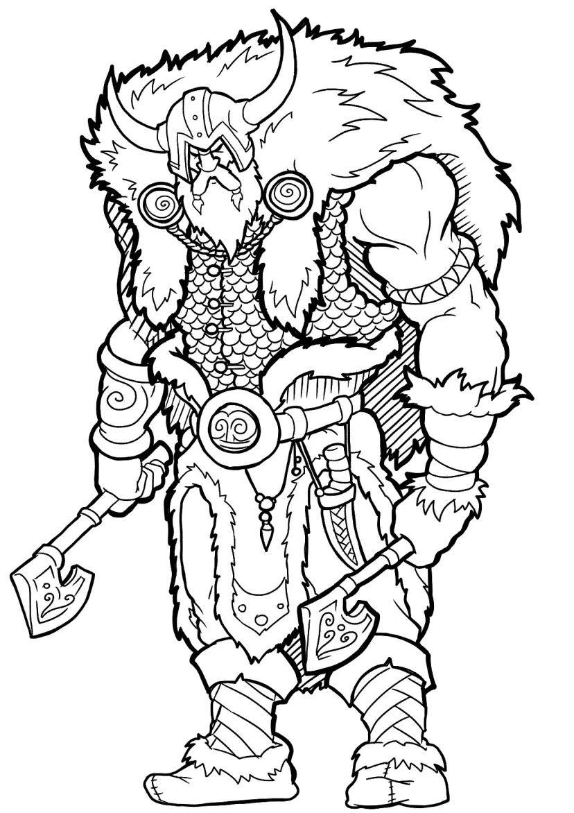 Vikings Coloring Pages 13