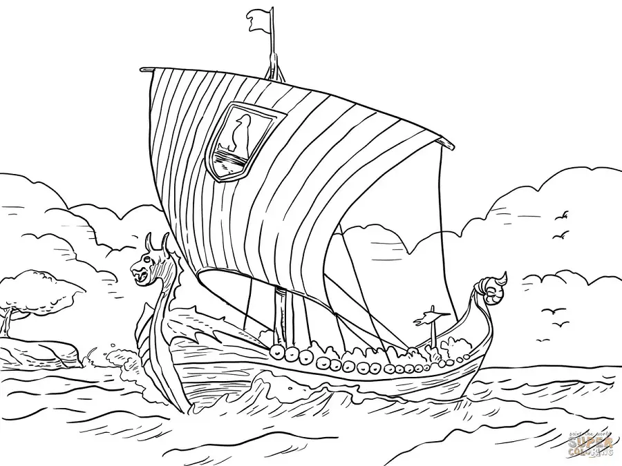 Vikings Coloring Pages 16