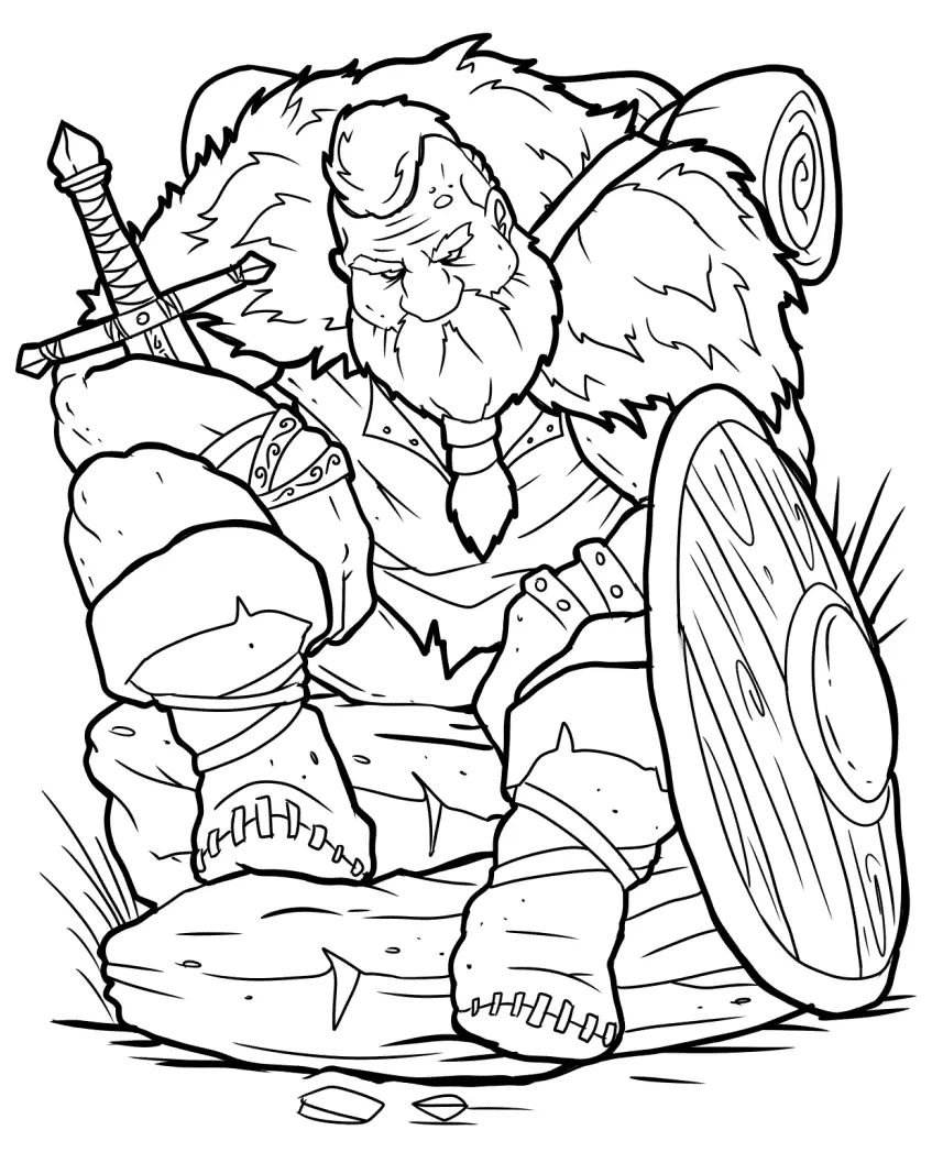 Vikings Coloring Pages 18