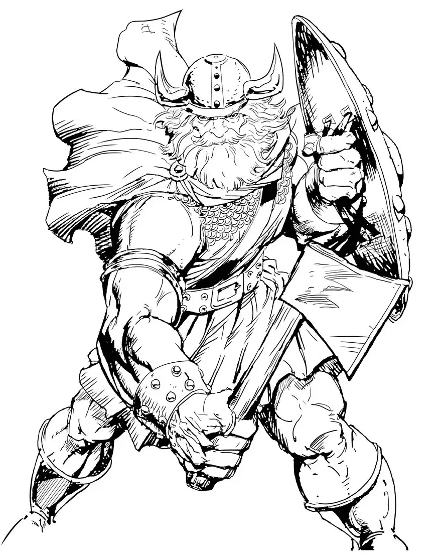 Vikings Coloring Pages 3