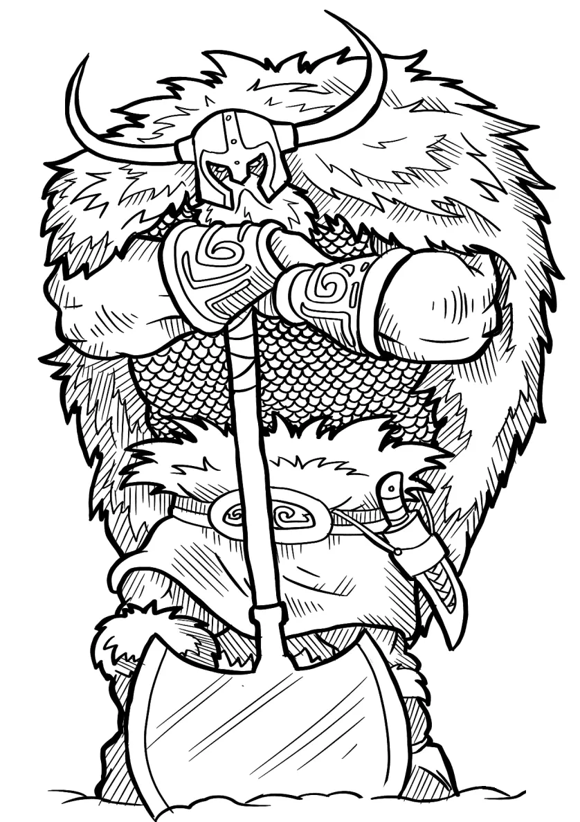 Vikings Coloring Pages 9