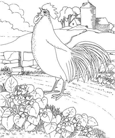 Violet Coloring Pages 27