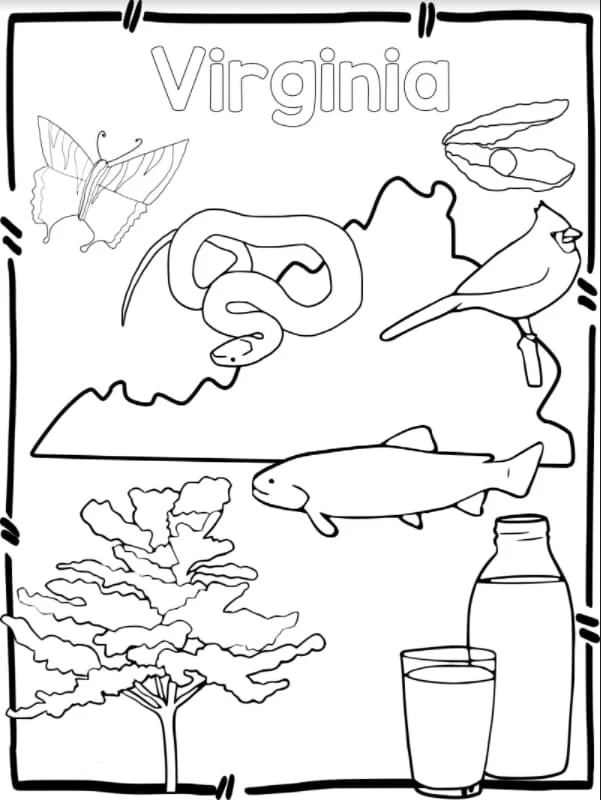 Virginia Coloring Pages 15