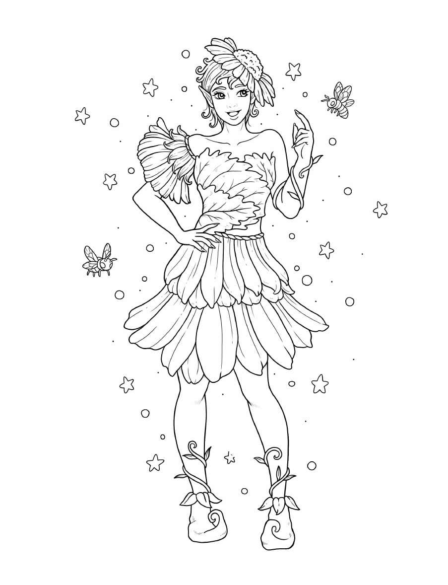Vivi TinTa Coloring Pages 4