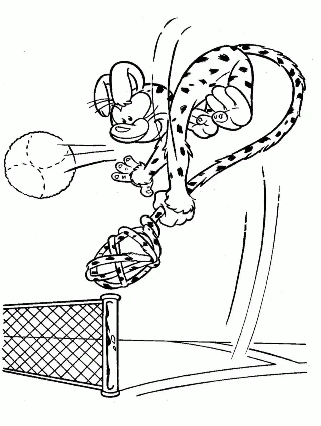 Volleyball Coloring Pages 12