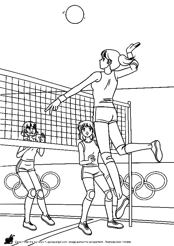 Volleyball Coloring Pages 24