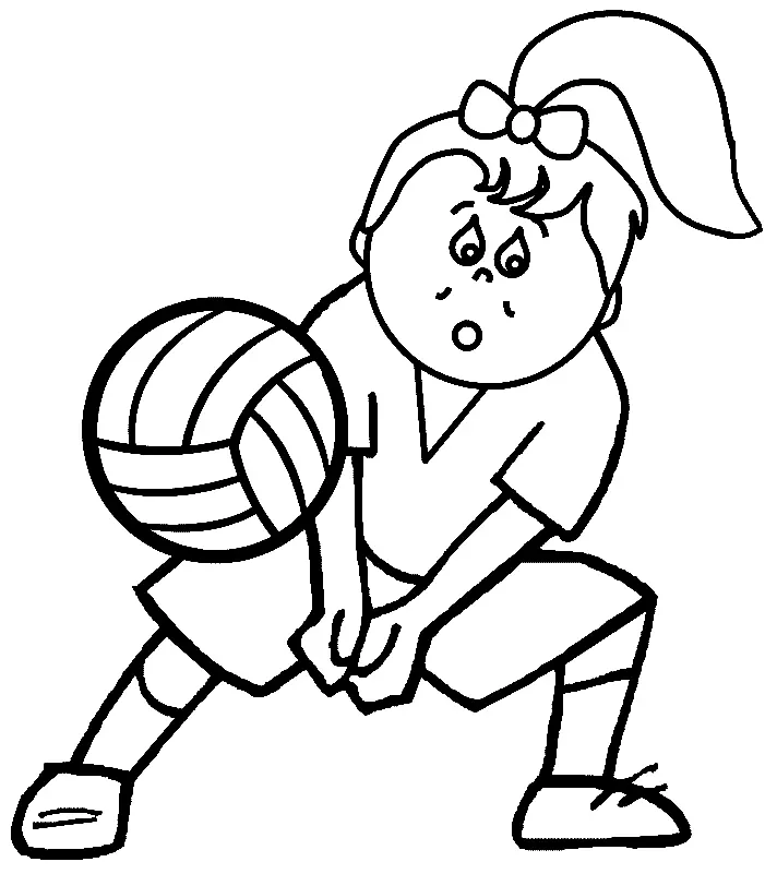 Volleyball Coloring Pages 26