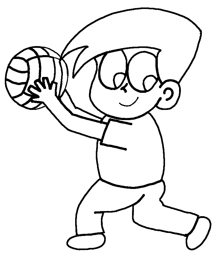 Volleyball Coloring Pages 37