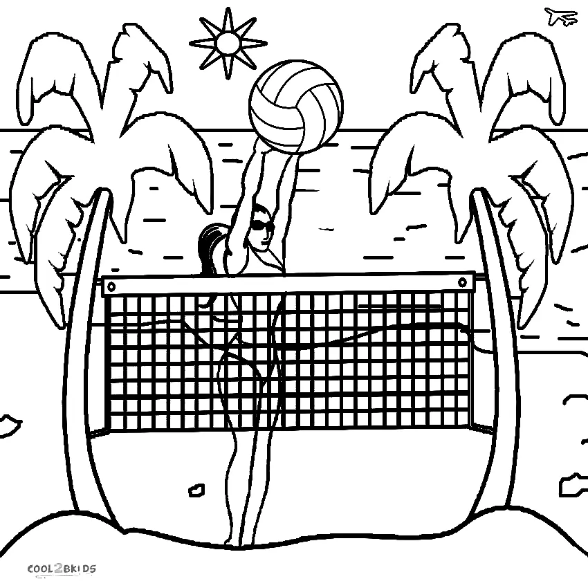 Volleyball Coloring Pages 39