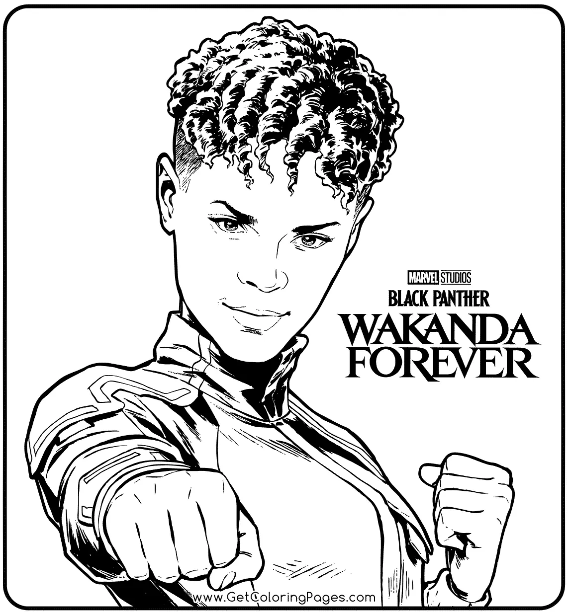 Wakanda Coloring Pages 4