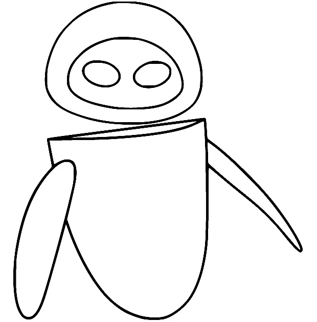 Desenhos de Wall E Para Colorir 14