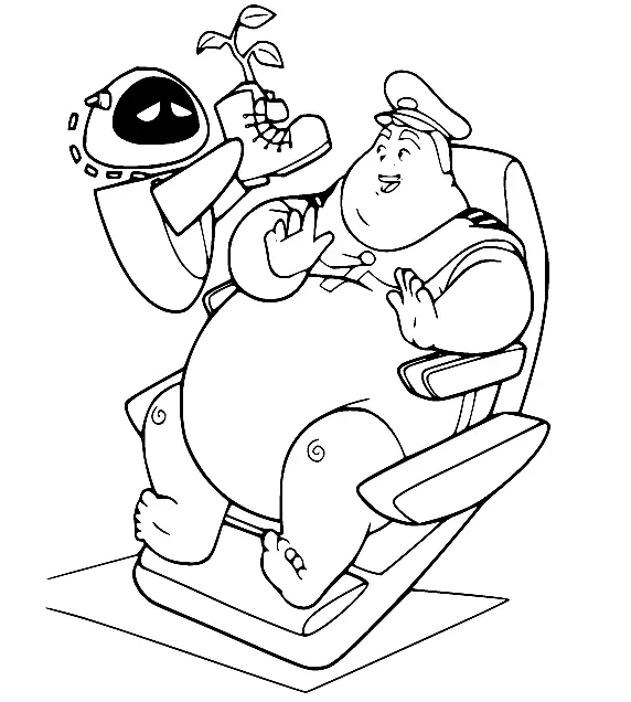 Desenhos de Wall E Para Colorir 20