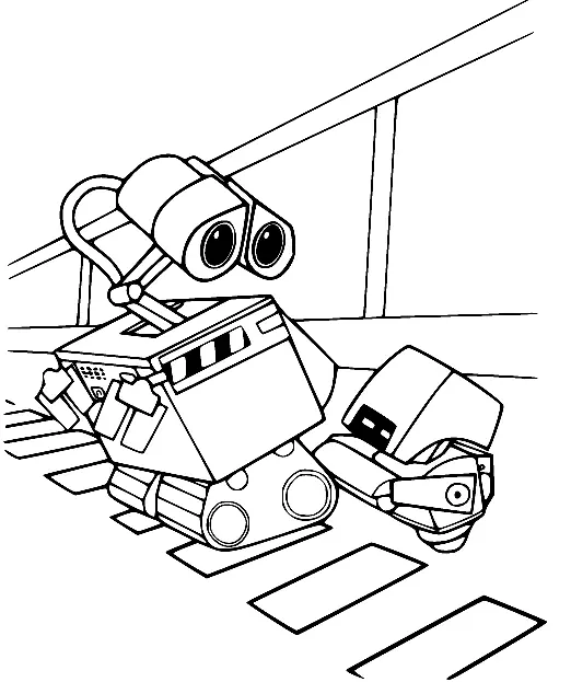 Desenhos de Wall E Para Colorir 29